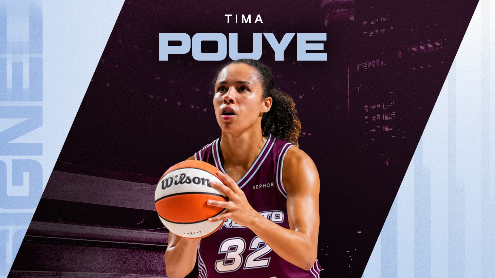 Toronto Tempo Sign French Guard Tima Pouye